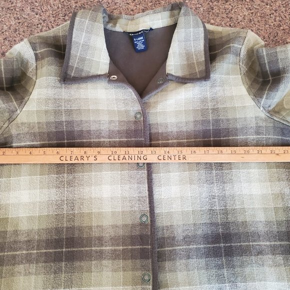 Used women's XL 100% cotton Denim & Co. jacket - Picture 3 of 5